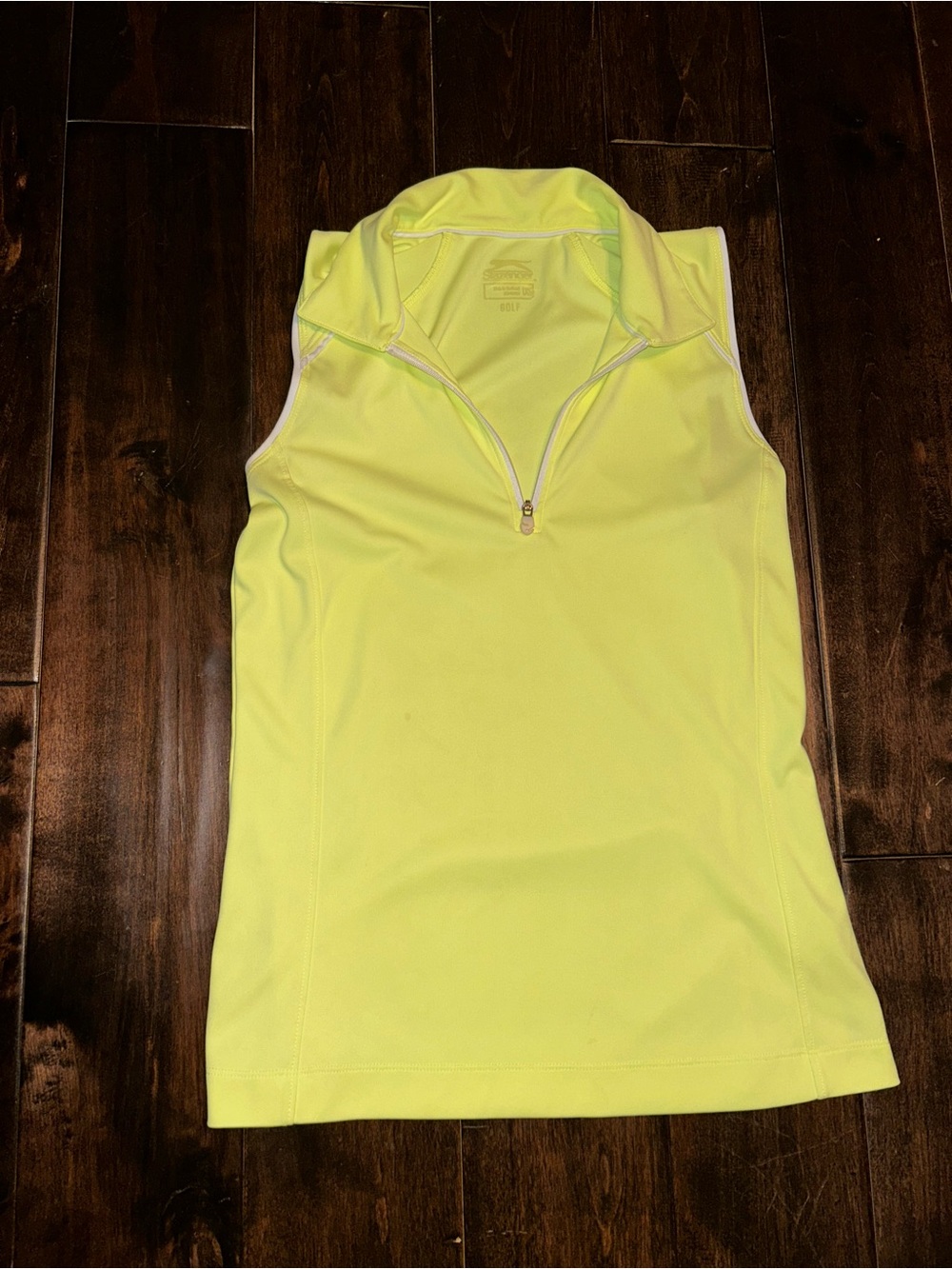 Slazenger Bright Yellow XS Golf Tank Top
